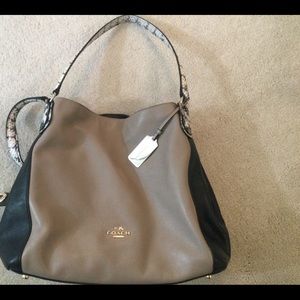 Coach color block Dalton purse